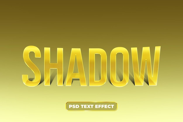 shadow editable text effect