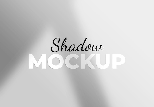 Shadow overlay effect mockup background