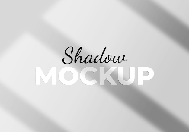 Shadow overlay mockup