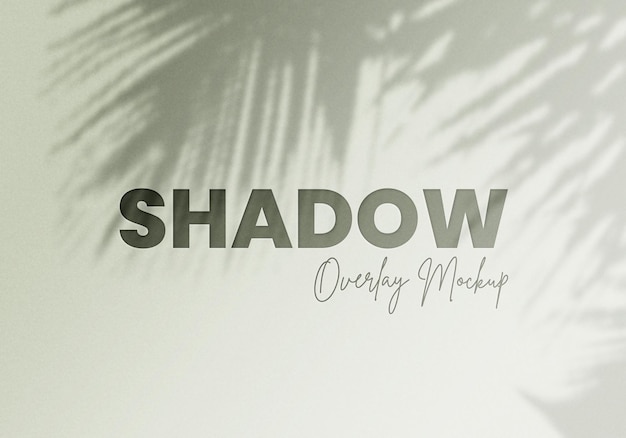 PSD shadow overlay mockup