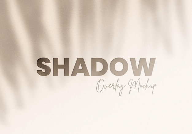 PSD shadow overlay mockup