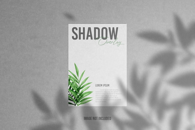 Shadow overlay with white paper and gray texture vol 14