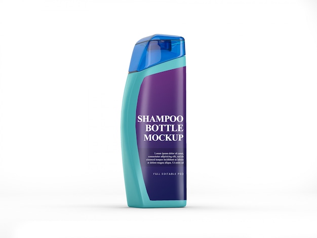 Bottiglia di shampoo mockup