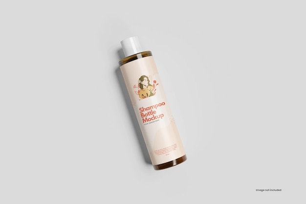 Shampoo bottle mockup