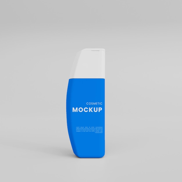 Mockup di bottiglia di shampoo