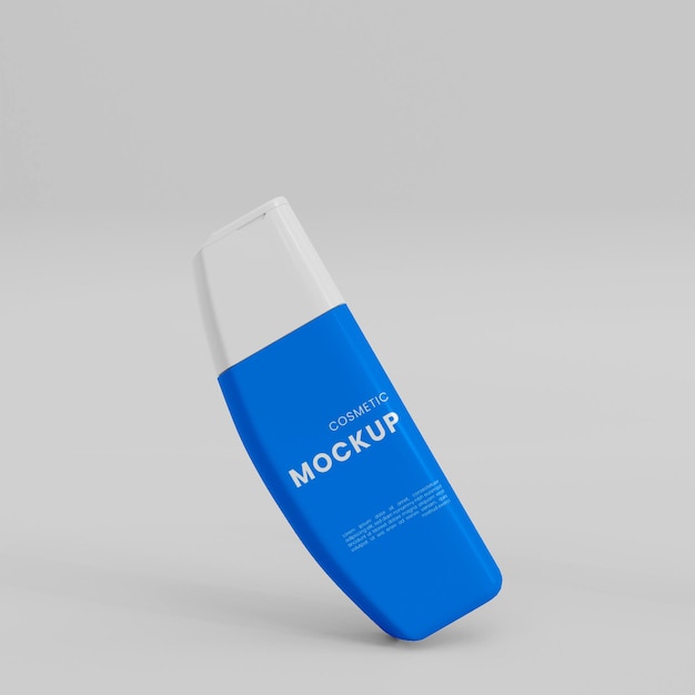 Mockup di bottiglia di shampoo