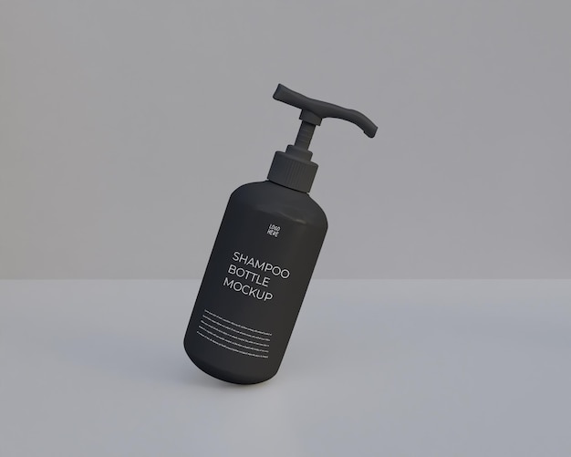 PSD mockup di bottiglia di shampoo