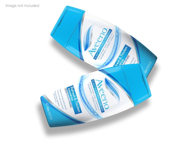 shampoo bottle mockup