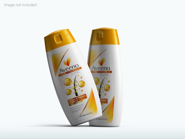 PSD shampoo bottle mockup