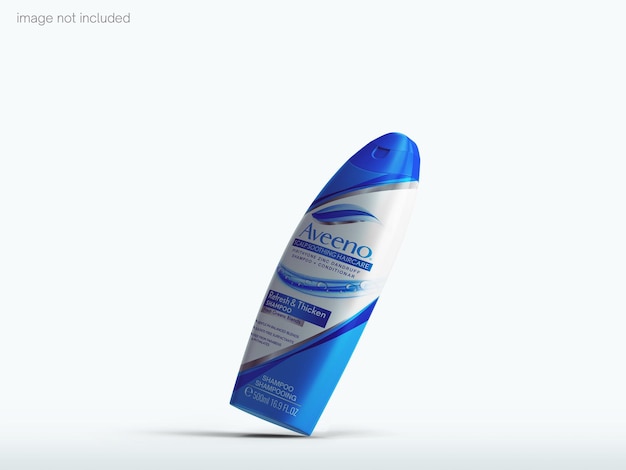 PSD shampoo bottle mockup