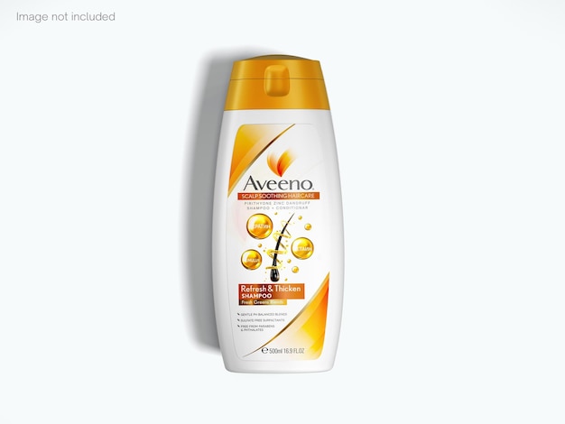 Mockup di bottiglia di shampoo