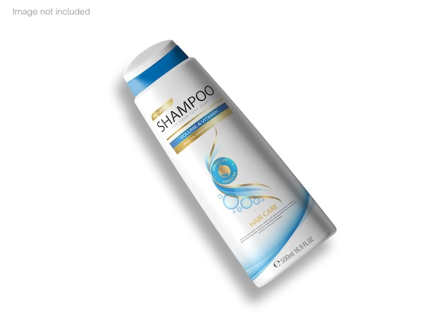 Mockup di bottiglia di shampoo