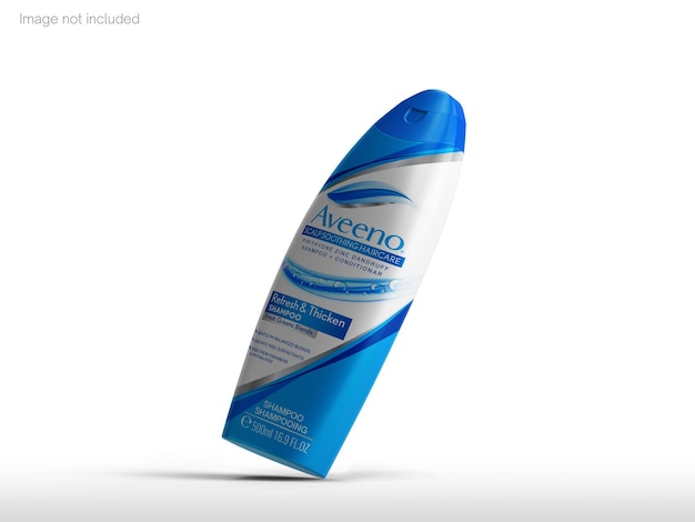 Mockup di bottiglia di shampoo