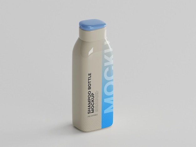 Shampoo bottle mockup