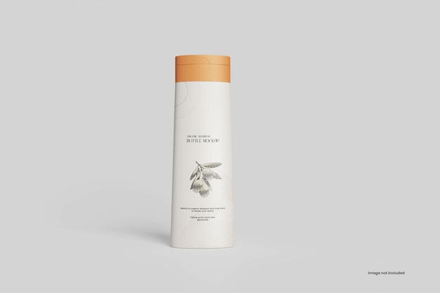 Flacone di shampoo psd mockup