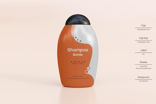 PSD shampoo flesmodel