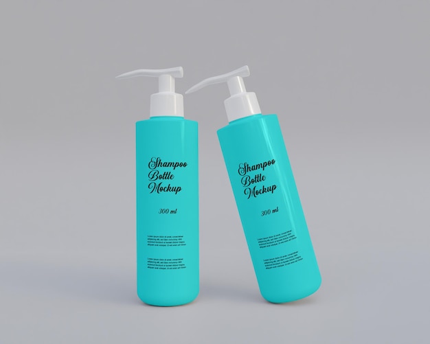 PSD shampoo flesmodel