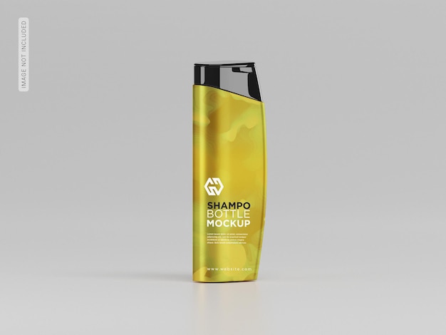 Shampoo packaging mockup