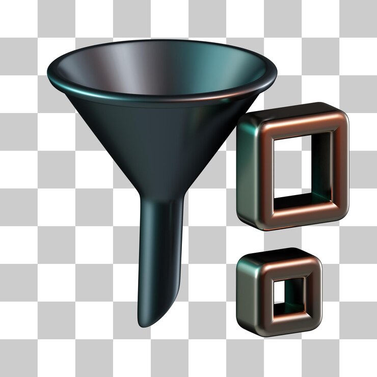 PSD shape sort descending order 3d icon