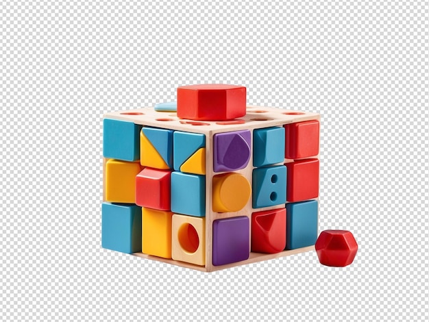 PSD shape sorter cube png