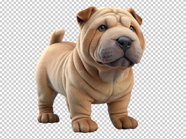 Cane di razza shar pei