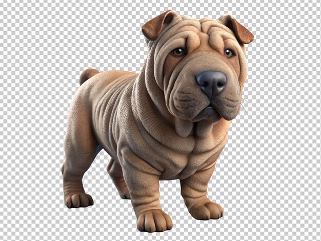 PSD shar pei breed dog