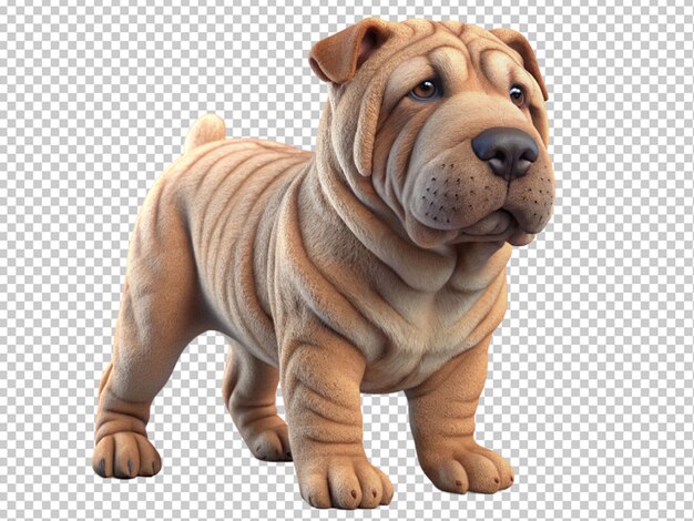 PSD shar pei breed dog