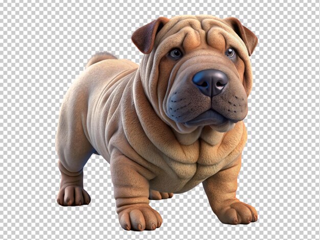 PSD cane di razza shar pei