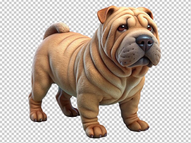 PSD shar pei breed dog