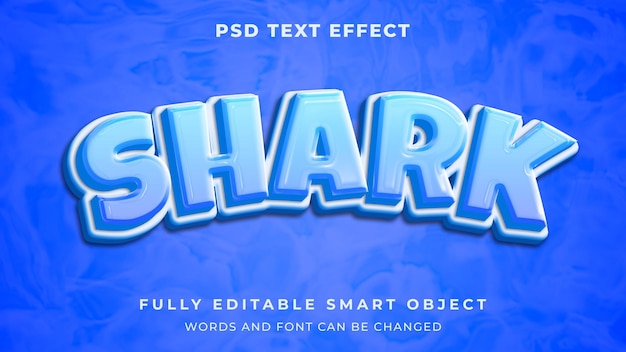 Shark editable text effect