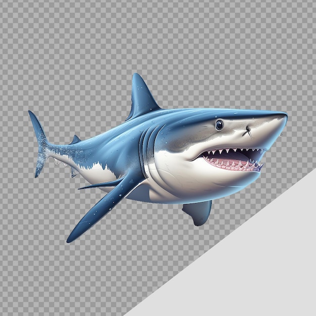 Shark isolated on transparent background png