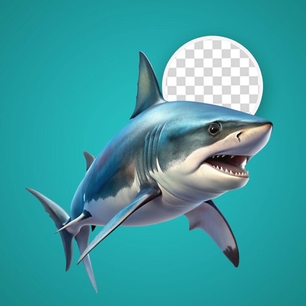 Shark isolated on transparent background png