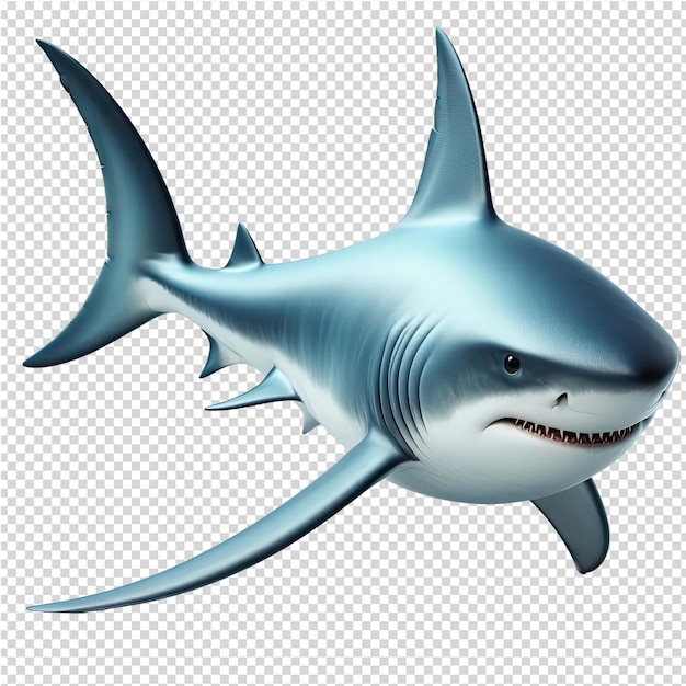 PSD a shark with a shark on its head