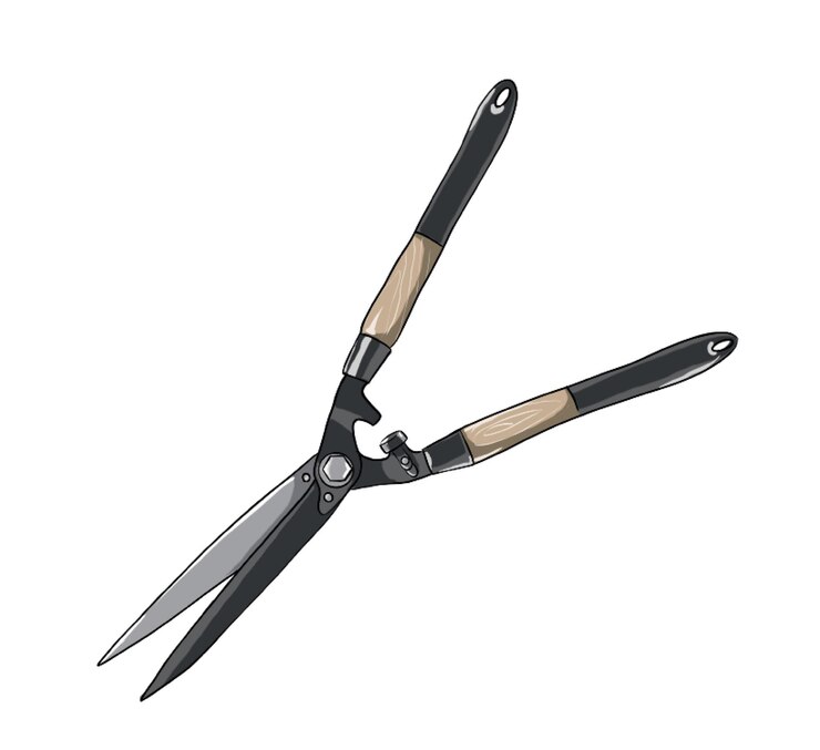 PSD sharp garden shears