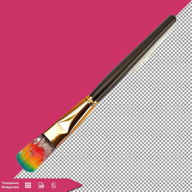 PSD a sharp knife is shown with a pink background with a rainbow design