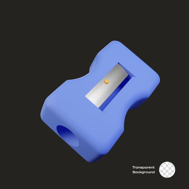 PSD sharpener stationary 3d icon