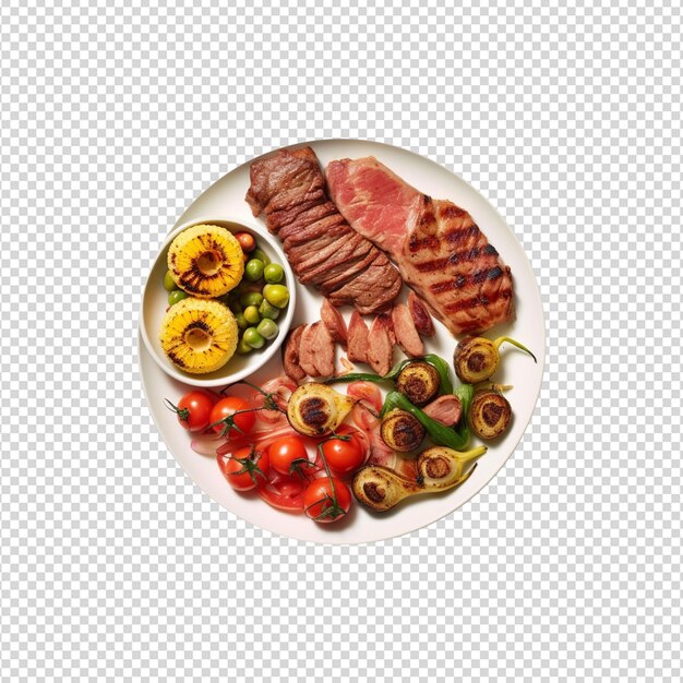 PSD shashlik white background