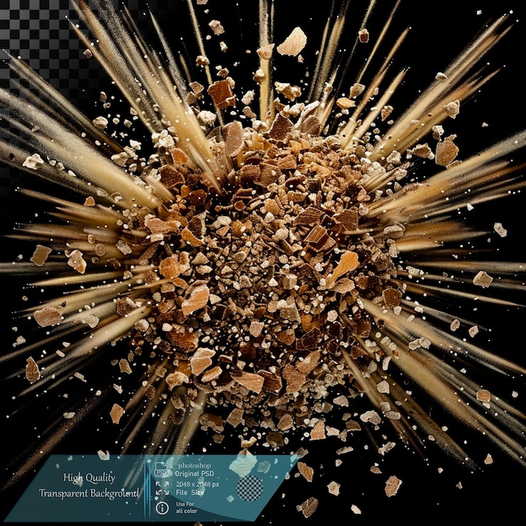 PSD shattering explosion