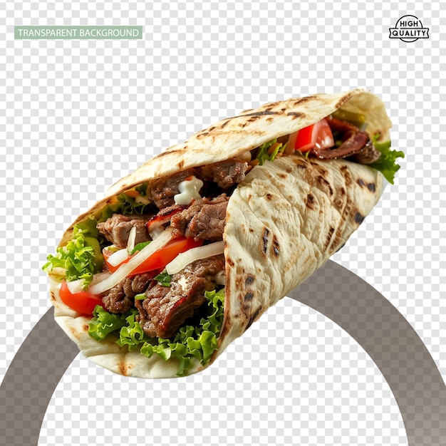 Shawarma śródziemnomorskie jedzenie styl życia Autentyczne życie