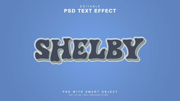 Shelby-teksteffect