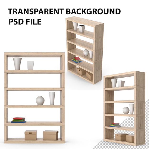 PSD shelf set png