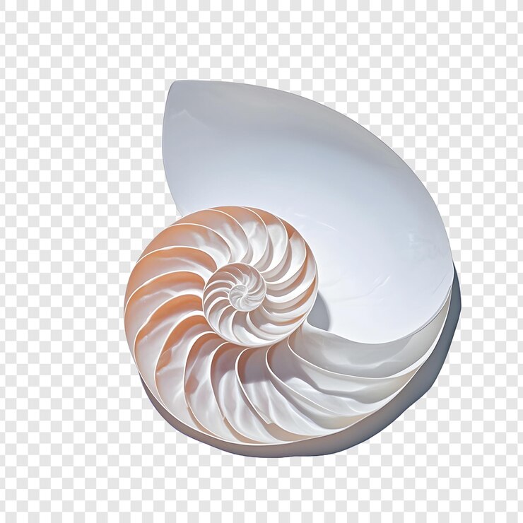 PSD a shell with a shell on it is shown