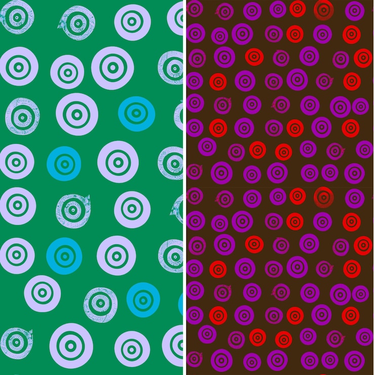 PSD shell with spiral silhouette arranged in a harmonious patter nature pattern vector designs
