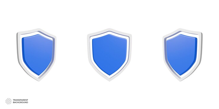 PSD shield 3d icon