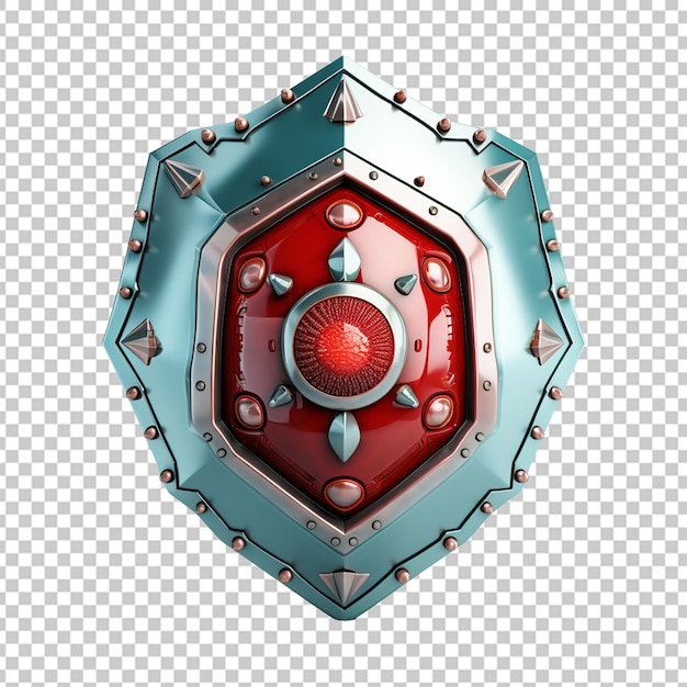 Shield protecting virus to enter concept