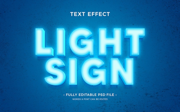 PSD shine text effect