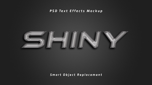 PSD shiny 3d text effects