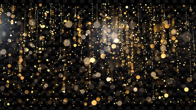 PSD a shiny background with gold glitter and sparkles