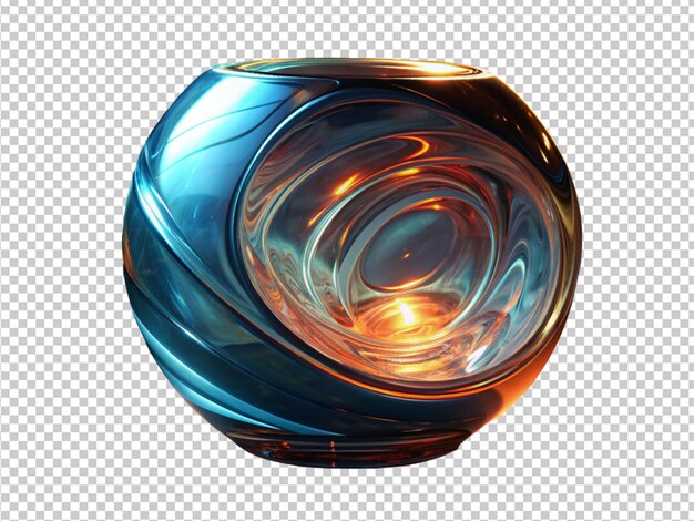 PSD shiny glass ball