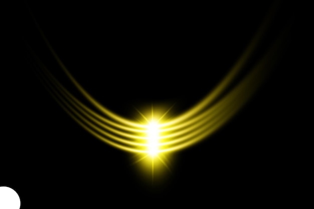 Shiny light wave effect